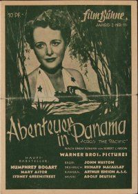 8g138 ACROSS THE PACIFIC German program '46 Humphrey Bogart, Mary Astor, different images!