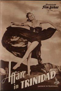 8g166 AFFAIR IN TRINIDAD Film-Buhne German program '52 different images of sexiest Rita Hayworth!