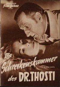 8g186 BLACK SLEEP Film-Buhne German program '56 Lon Chaney Jr., Bela Lugosi, Tor Johnson, different!