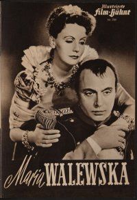 8g213 CONQUEST German program '50 Greta Garbo as Walewska, Charles Boyer as Napoleon, different!