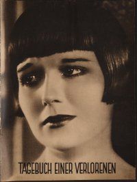 8g026 DIARY OF A LOST GIRL German program '29 bad girl Louise Brooks, directed by G.W. Pabst!