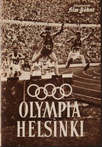 8g308 KULTAA JA KUNNIAA German program '53 Finnish documentary of 1952 Olympics in Helsinki!