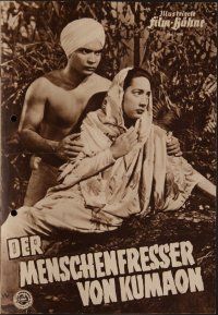 8g325 MAN-EATER OF KUMAON German program '52 Sabu, Wendell Corey, Joanne Page, different images!