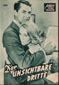 8g341 NORTH BY NORTHWEST Das Neue German program '59 Cary Grant, Saint, Hitchcock, different!
