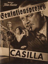 8g055 SENSATIONSPROZESS CASILLA German program '39 directed by Eduard von Borsody!