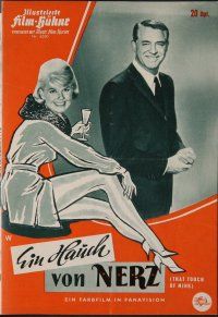 8g403 THAT TOUCH OF MINK German program '62 many different images of Cary Grant & Doris Day!