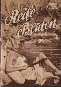 8g415 UNTAMED YOUTH German program '57 different images of sexy bad girl Mamie Van Doren!