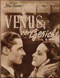 8g136 VENUS ON TRIAL German program '41 Hans H. Zerlett's Venus von Gericht, WWII propaganda!