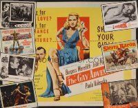 8h009 LOT OF 292 LOBBY CARDS lot '53 - '67 Meet Me in Las Vegas, Colossus of Rhodes + lots more!