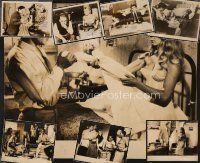 8h023 LOT OF 16 BRIGITTE BARDOT STILLS lot '50s lots of great images of the French sex kitten!