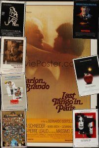 8h042 LOT OF 18 UNFOLDED ONE-SHEETS lot '70 - '87 Last Tango R82, Brubaker, King of Comedy + more!