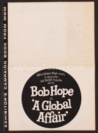 8h263 GLOBAL AFFAIR pressbook '64 Bob Hope, Yvonne De Carlo