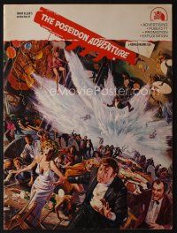 8h292 POSEIDON ADVENTURE pb '72 art of Gene Hackman & Stella Stevens escaping by Mort Kunstler!