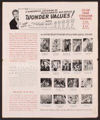8h305 WONDER MAN pressbook '45 wacky Danny Kaye, sexy Virginia Mayo + dancing Vera-Ellen!