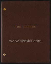 8h209 HERETIC script '70s unproduced screenplay by Irving S. White!