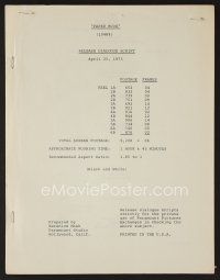 8h226 PAPER MOON releases dialogue script April 25, 1973, screenplay by Alvin Sargent!