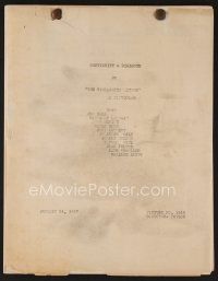 8h238 VIGILANTES RETURN continuity & dialogue script January 24, 1947, screenplay by Roy Chanslor!