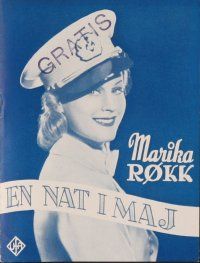 8h171 NIGHT IN MAY Danish program '39 Georg Jacoby German comedy starring sexy Marika Rokk!