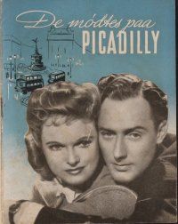 8h174 PICCADILLY INCIDENT Danish program '47 Anna Neagle & Michael Wilding, different images!