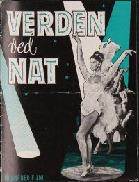 8h192 WORLD BY NIGHT Danish program '61 Luigi Vanzi's Il Mondo di notte, sexy Italian showgirls!