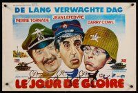 8j658 LE JOUR DE GLOIRE Belgian '76 Jacques Besnard's Le jour de gloire, wacky art of stars!