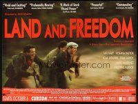 8j277 LAND & FREEDOM advance British quad '95 Spanish Civil War, cool image!