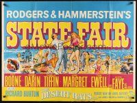 8j304 STATE FAIR/DESERT RATS British quad '60s action & musical double-bill, Chantrell art!