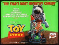 8j311 TOY STORY DS green British quad '96 Disney & Pixar cartoon, great image of Buzz & Woody!