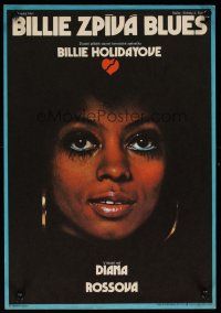 8j190 LADY SINGS THE BLUES Czech 11x16 '72 Diana Ross as Billie Holiday!
