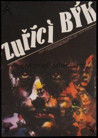 8j208 RAGING BULL Czech 11x16 '87 Martin Scorsese, different image of Robert De Niro by Ziegler!