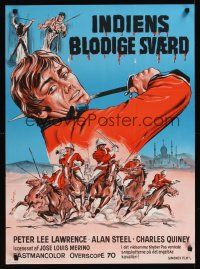 8j365 INDIENS BLODIGE SVAERD Danish '70 Jose Louis Merino, Peter Lee Lawrence, Wenzel artwork!