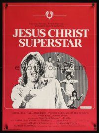 8j371 JESUS CHRIST SUPERSTAR Danish '73 Ted Neeley, Andrew Lloyd Webber religious musical!