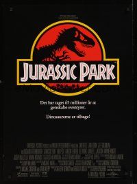 8j372 JURASSIC PARK Danish '93 Steven Spielberg, Richard Attenborough re-creates dinosaurs!