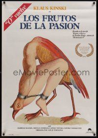 8j109 FRUITS OF PASSION Spanish '83 wild surreal artwork by Roland Topor!