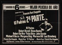 8j112 GODFATHER PART II awards Spanish '74 Al Pacino in Francis Ford Coppola classic crime sequel!