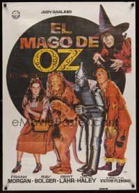 8j154 WIZARD OF OZ Spanish R82 Victor Fleming, Judy Garland all-time classic, Jano art!
