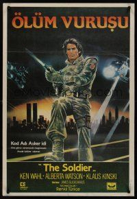 8j063 SOLDIER Turkish '82 Ken Wahl, cool different sci-fi artwork!