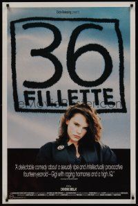 8k012 36 FILLETTE  1sh '88 Catherine Breillat, sexy Delphine Zentout, French romance!