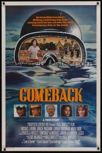 8k108 COMEBACK int'l 1sh '83 Michael Landon as diver frogman journalist, Love is Forever!