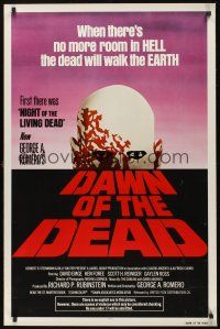 8k130 DAWN OF THE DEAD  1sh '79 George Romero, there's no more room in HELL for the dead!
