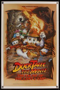 8k160 DUCKTALES: THE MOVIE DS 1sh '90 Walt Disney, Scrooge McDuck, cool adventure art!