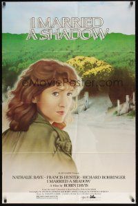 8k289 I MARRIED A SHADOW  1sh '83 close-up artwork of Nathalie Baye & outline of ghost!