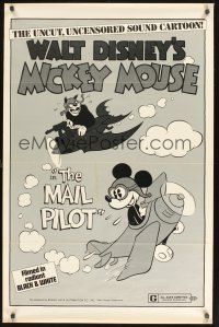 8k365 MAIL PILOT  1sh R74 Walt Disney, wacky art of pilot Mickey Mouse, uncensored!
