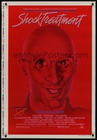 8k003 SHOCK TREATMENT printer's test 1sh '81 Rocky Horror follow-up, great art of demented doctor!