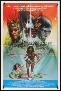 8k588 SWORD & THE SORCERER int'l 1sh '82 magic, dungeons, dragons, fantasy art by Peter Andrew J.!