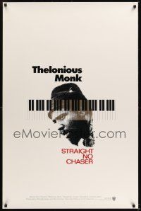 8k603 THELONIOUS MONK: STRAIGHT, NO CHASER int'l 1sh '89 Clint Eastwood produced jazz bio!