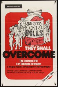 8k604 THEY SHALL OVERCOME red style 1sh '74 complete breakdown of social control over sex!