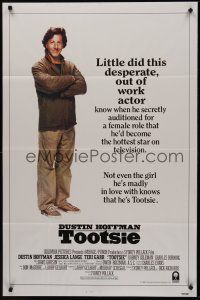 8k620 TOOTSIE solo style int'l 1sh '82 full-length Dustin Hoffman was desperate for work!