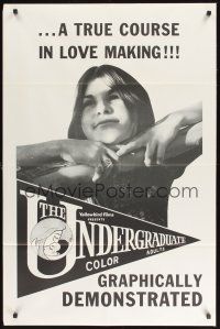 8k642 UNDERGRADUATE  1sh '72 love making written by & starring Ed Wood!