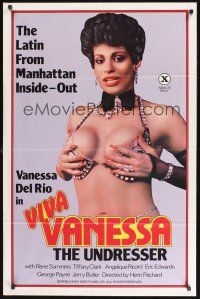8k653 VIVA VANESSA  1sh '84 sexy Vanessa Del Rio is the Latin from Manhattan, x-rated!